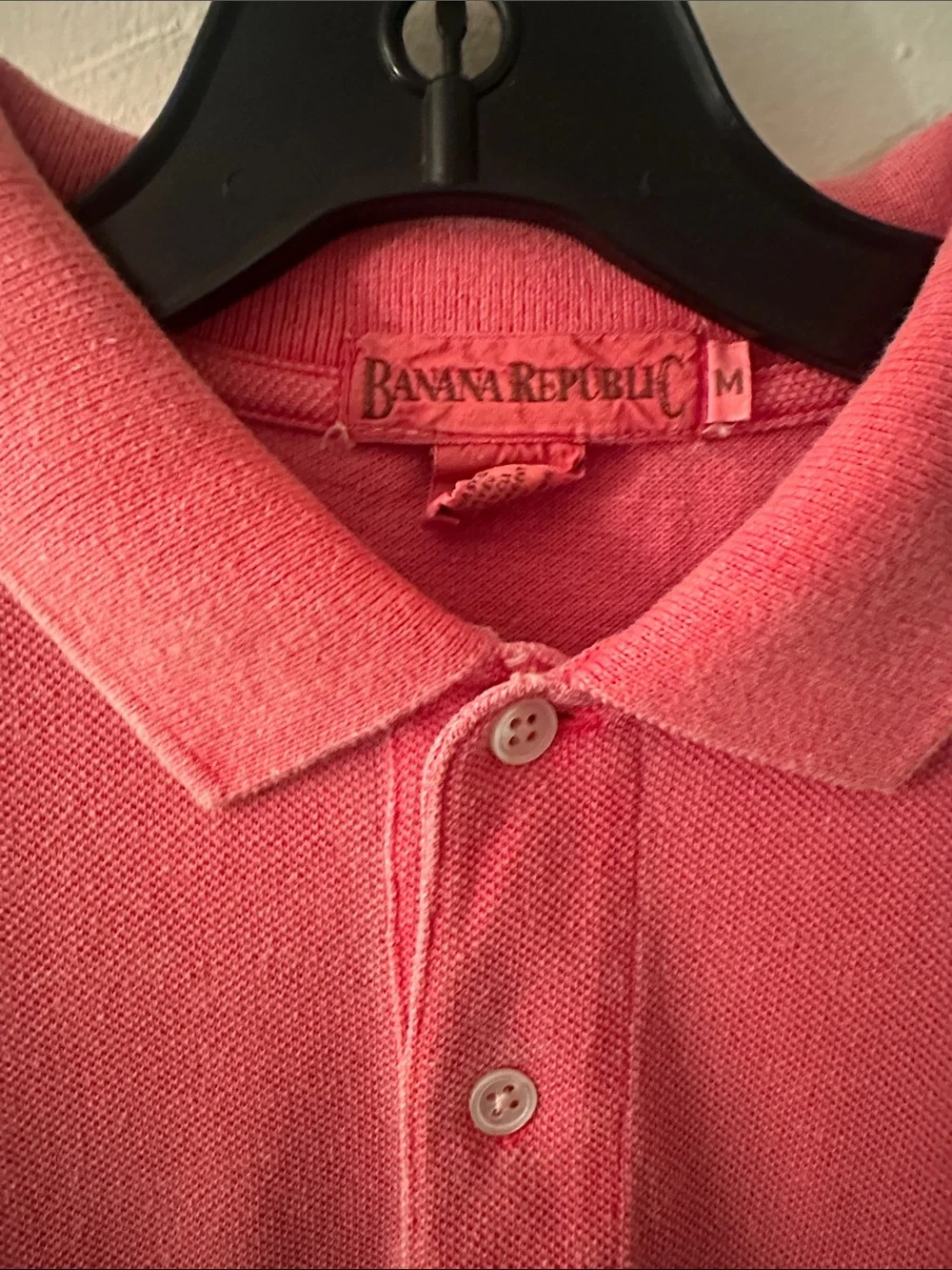 Banana Republic Polo Shirt - Coral Pink